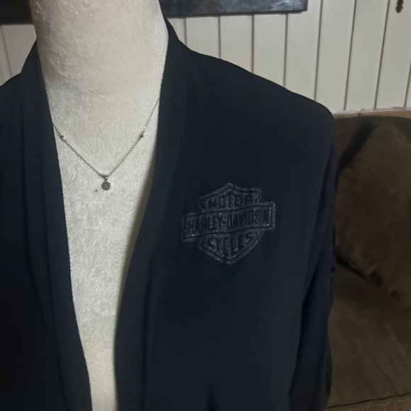 Harley Davidson • Size 1X/2X-Large • Black • Sweater Cardigan - Picture 4 of 14